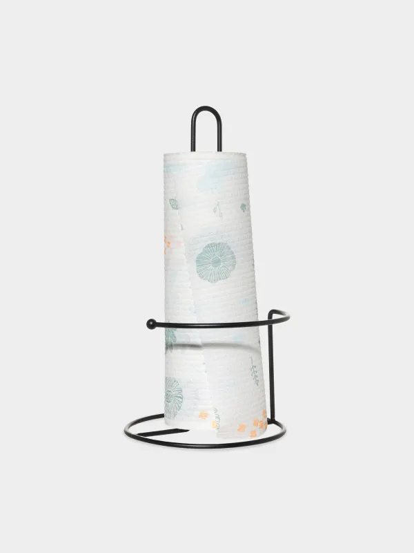 Держатель для бумажных полотенец, 30 см, металл, черный, Twist black, image-1