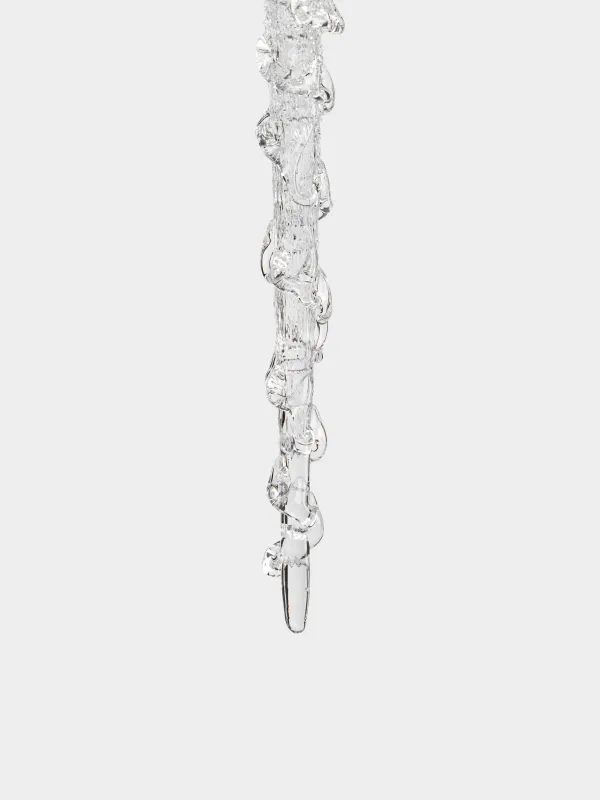 Игрушка елочная, 15 см, 2 шт, Сосулька, Ice crystal, image-2