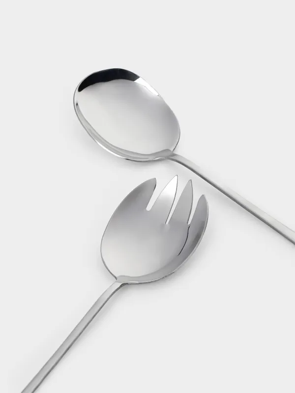 Салатник, 23x11 см, 3 предмета, с приборами, Clear, image-5