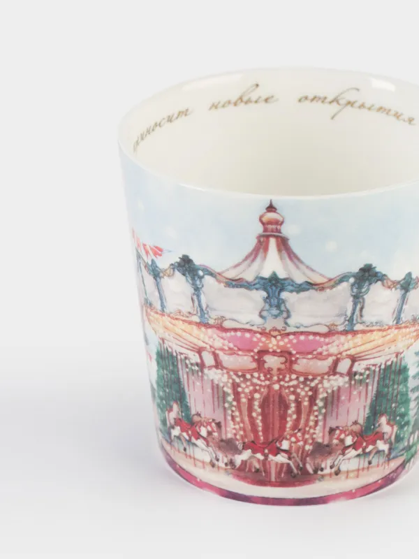 Кружка, 450 мл, Карусель с лошадками, Carousel, image-2