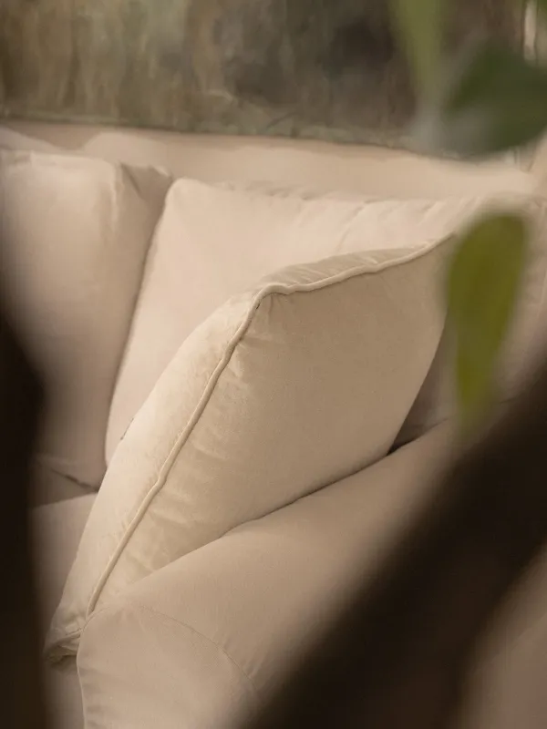 Подушка декоративная, 50х50 см, вельвет/бисер, молочная, Шмель, Bugs, image-6