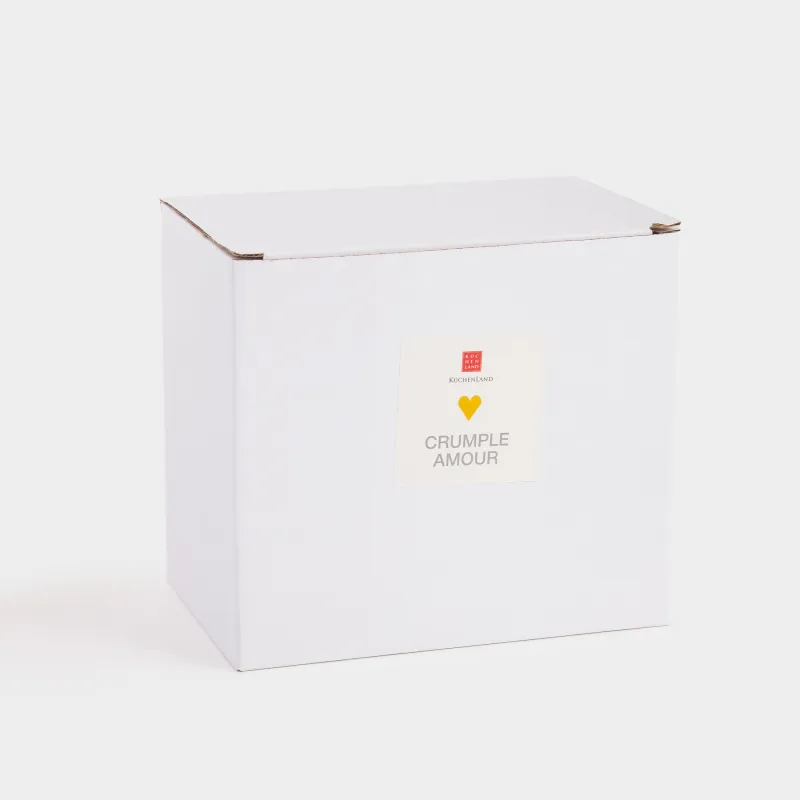 Кружка, 500 мл, керамика, молочно-золотистая, Сердце, Crumple amour, image-4