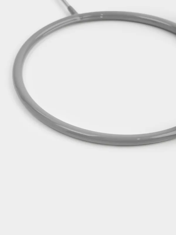 Вешалка для шарфов/платков, 14х23 см, 2 шт, металл с покрытием, серая, Colorful house, image-3