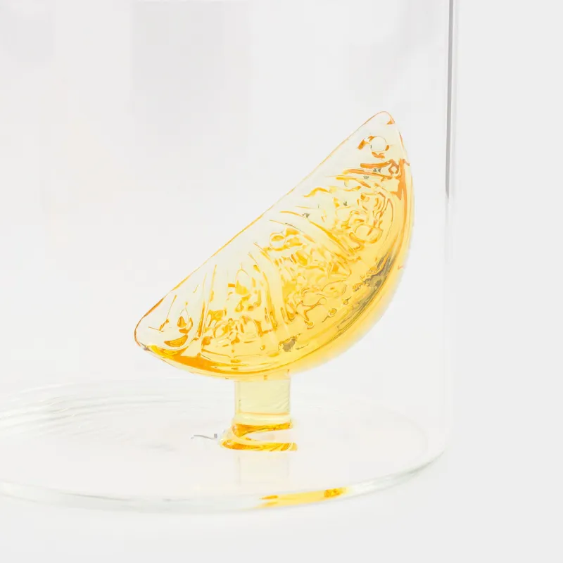 Стакан, 9 см, 400 мл, стекло Б, Долька апельсина, Shape, image-3