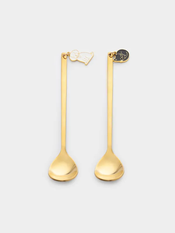 Ложка десертная, 14 см, Cat, image-0