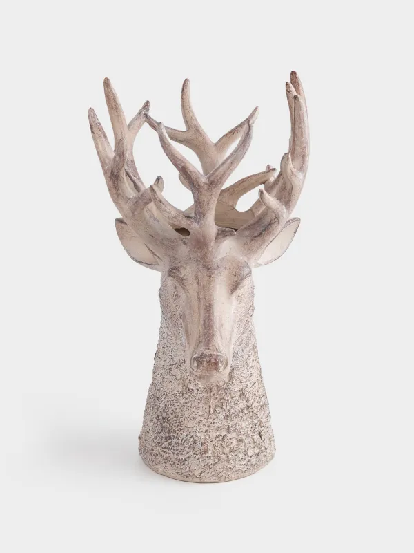 Ваза декоративная, 40 см, полирезин, Deer, image-0