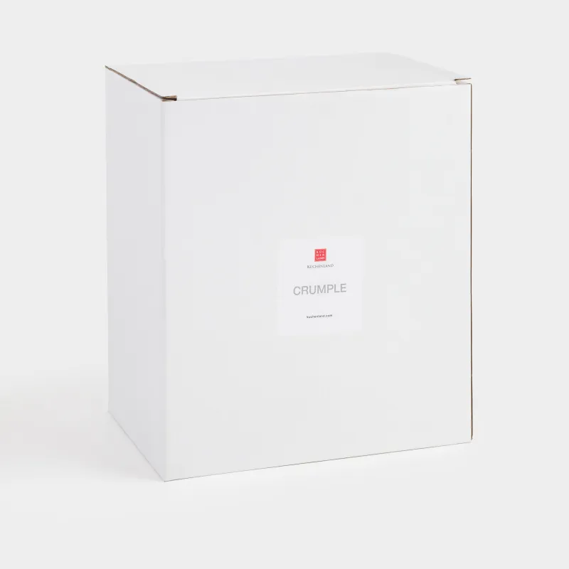 Ваза для цветов, 22 см, декоративная, с ручкой, Мятый эффект, Сумка, Crumple, image-4