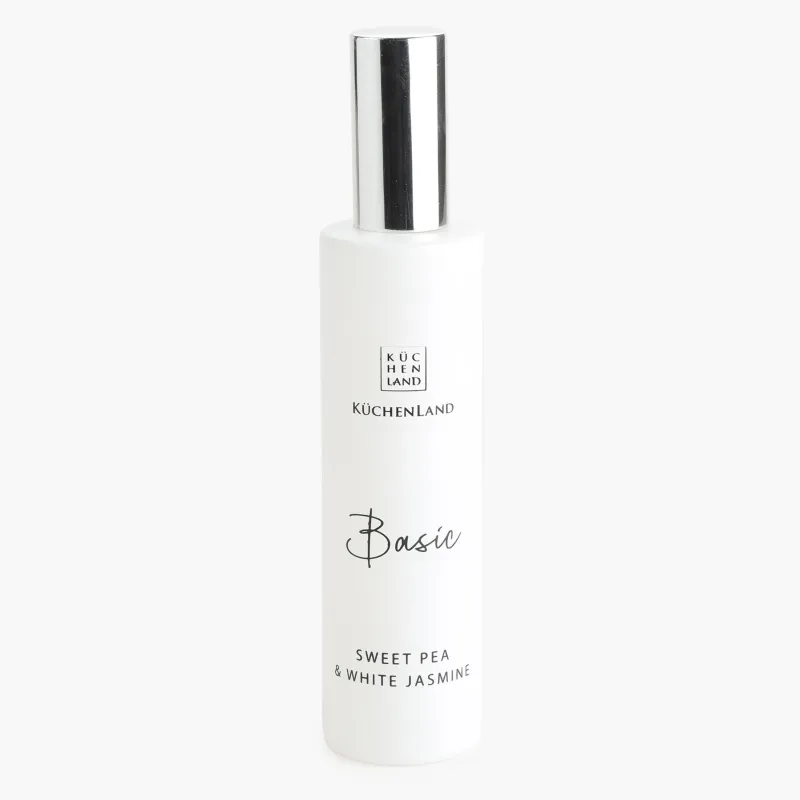 Спрей ароматический, 100 мл, белый, Sweet Pea&White Jasmine, Basic