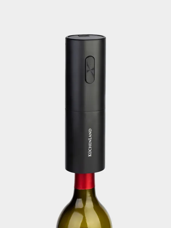 Штопор электрический, 19 см, пластик/сталь, черный, Bar, image-5