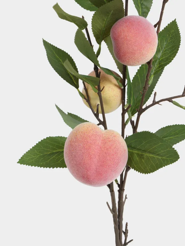 Ветка декоративная, 95 см, Персик, Fruit decor, image-2