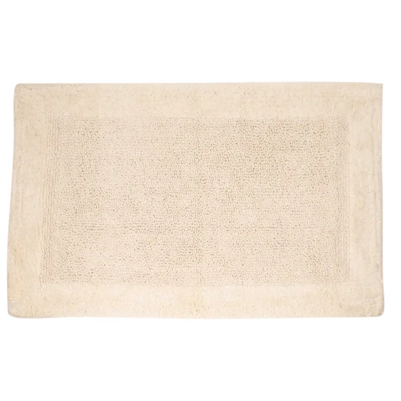 Коврик для ванной комнаты, 40x60/50x80 см, 2 шт, противоскользящий, хлопок, молочный, Metric, image-1
