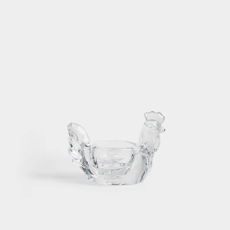 Подставка для яйца, 8 см, стекло Р, Петух, Easter pullet