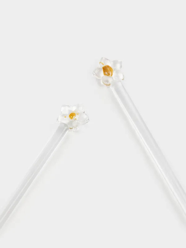 Ложка десертная, 17 см, 2 шт, стекло Б, Цветок, Bloome, image-2