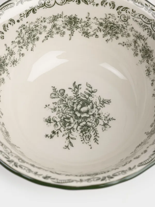 Салатник, 16x6 см, Зеленые цветы, Green lace, image-2