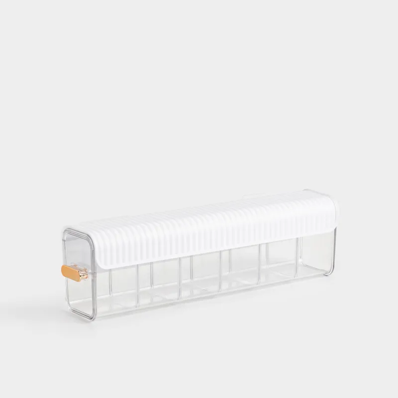 Органайзер для белья и носков, 36х11 см, настенный, выдвижной, пластик, белый, Compact