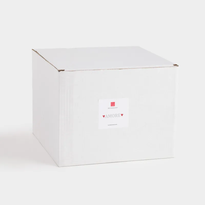 Пара чайная, 1 перс, 2 пр, 320 мл, фарфор P, молочная, Сердца, Crumple amour, image-5