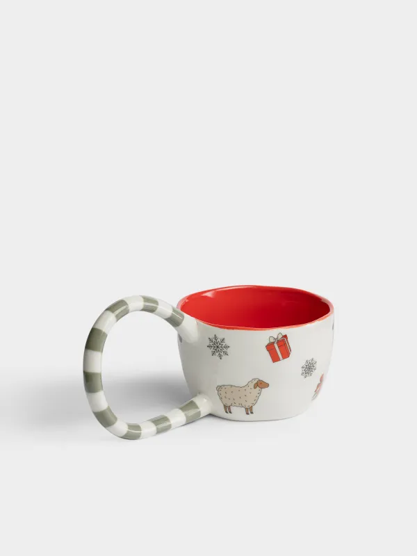 Кружка, 300 мл, Овечка и подарки, Christmas, image-1
