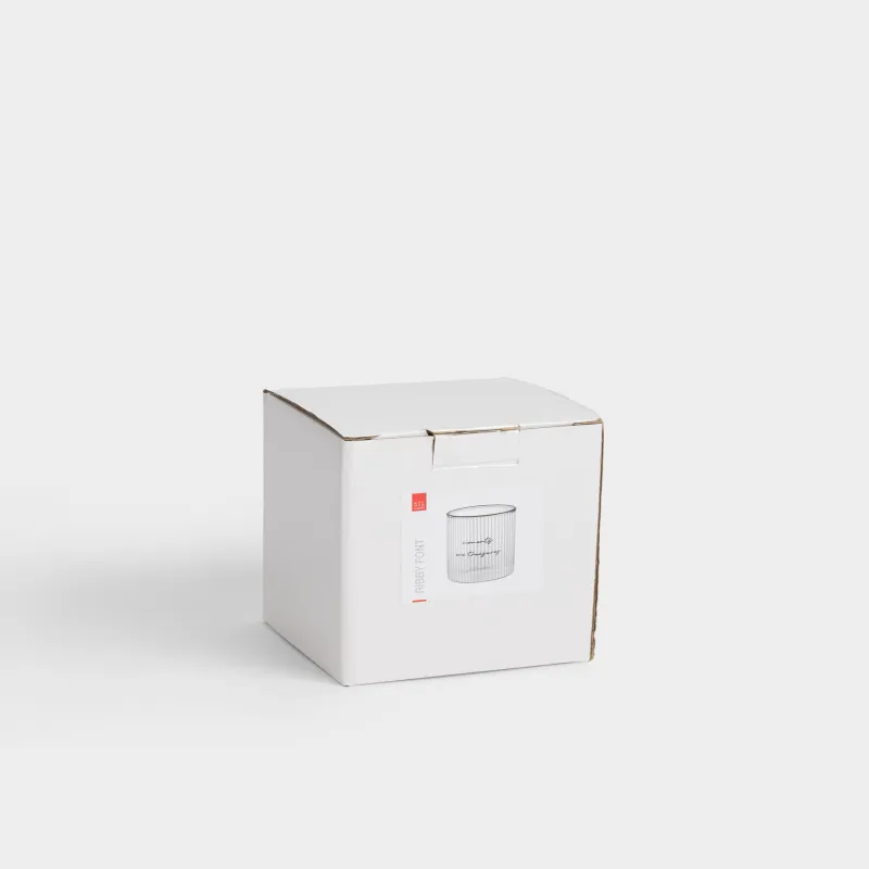 Стакан, 10 см, 420 мл, стекло Р, Moments are treasure, Ribby font, image-4