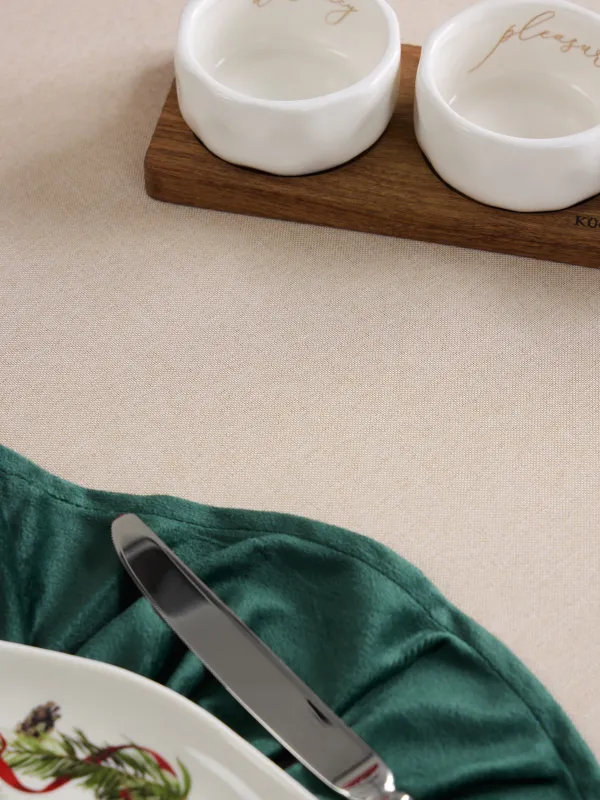 Скатерть, 170х250 см, полиэстер, песочная, Гранаты и апельсины, Christmas miracle, image-2