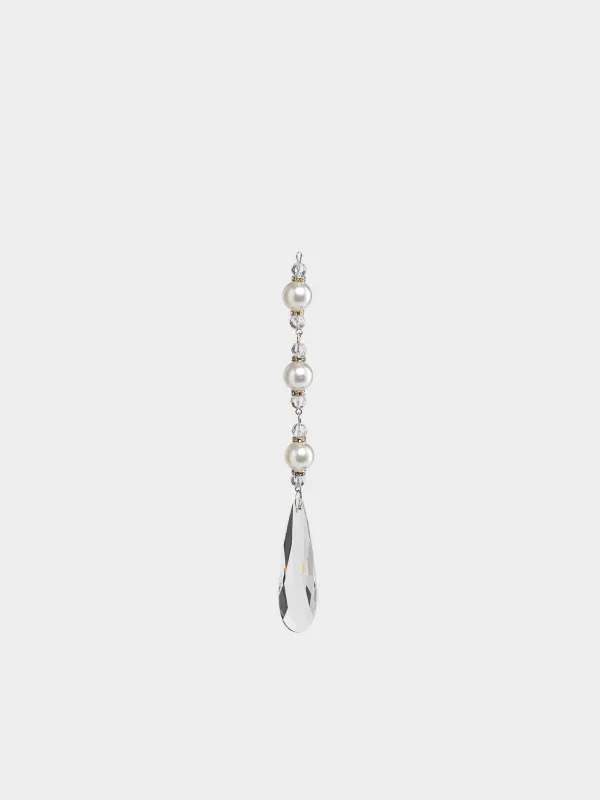 Игрушка елочная, 20 см, Кристалл с жемчужинами, Ice crystal, image-0