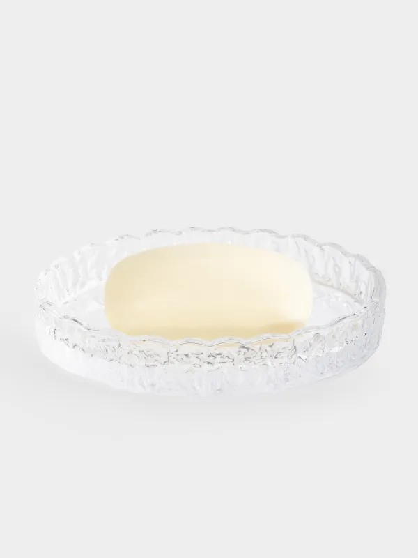 Мыльница, 14х9 см, стекло, овальная, Hiona, image-3