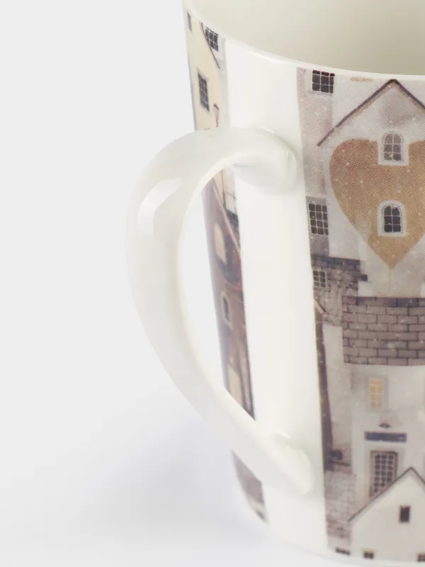 Кружка, 420 мл, фарфор N, Город, House built, image-4