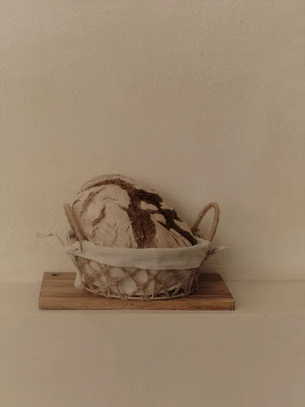 Корзина для хлеба, бежевая, Jute, image-5