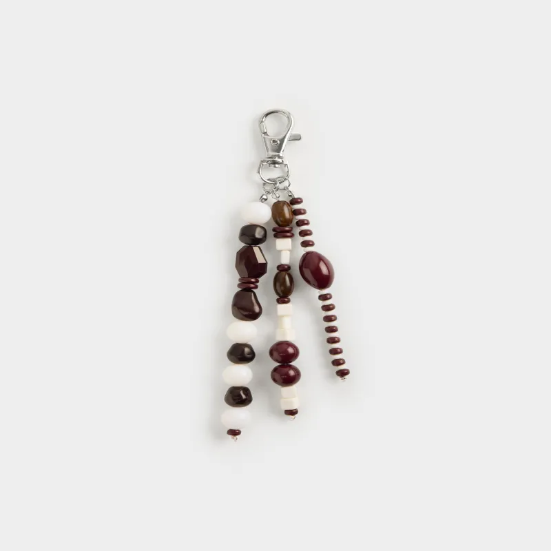 Брелок, 16 см, акрил/металл, коричнево-молочный, Mineral, image-0