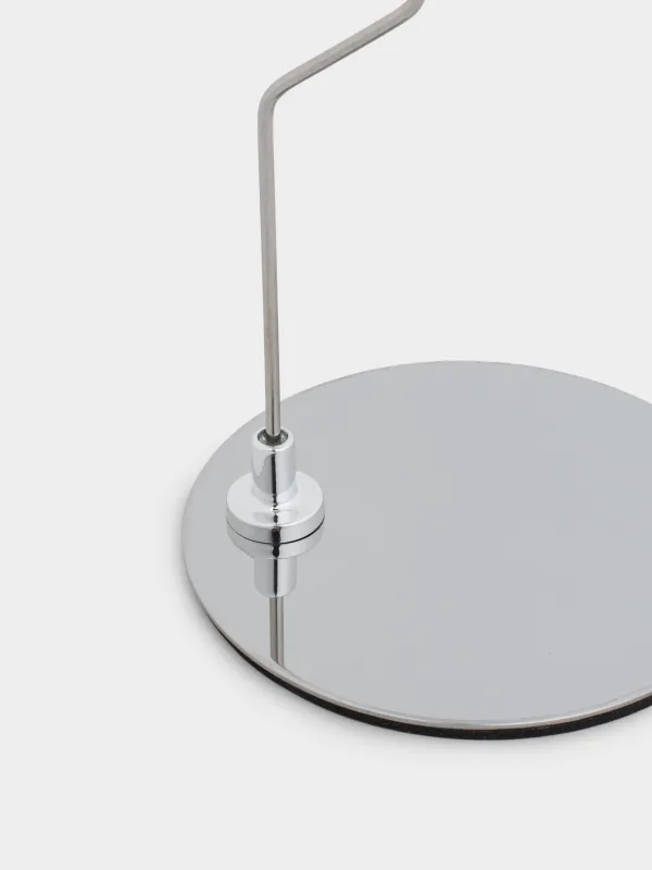 Подставка под свечу, 18 см, металл, круглая, серебристая, Лошадки, Fantastic, image-2