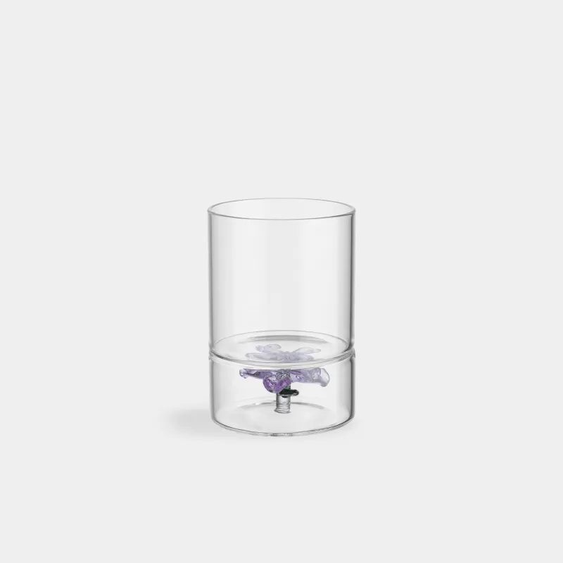 Стакан, 12 см, 300 мл, стекло Б, Цветок, Shape