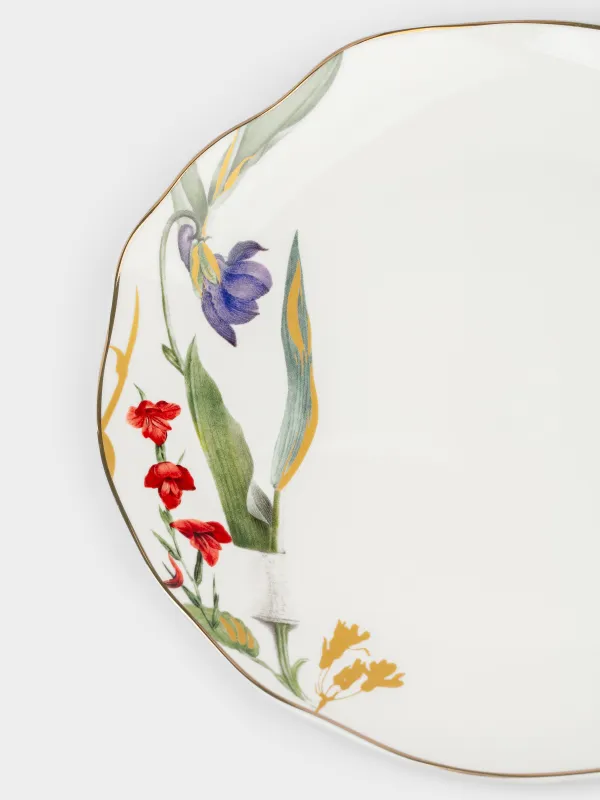 Тарелка закусочная, 22 см, Цветы, Night flower, image-4