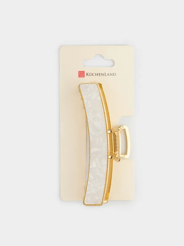 Заколка для волос, металл/акрил, Hairstyle, image-4