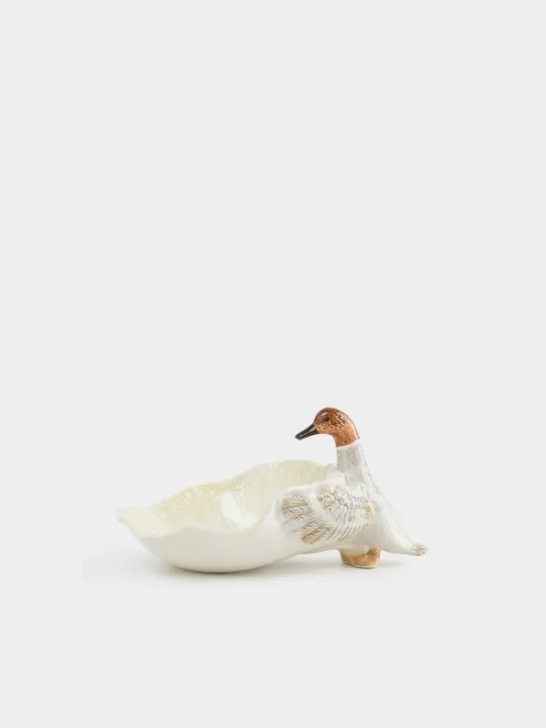 Блюдо глубокое, 20х14х3 см, Утка и лист, Duck, image-1
