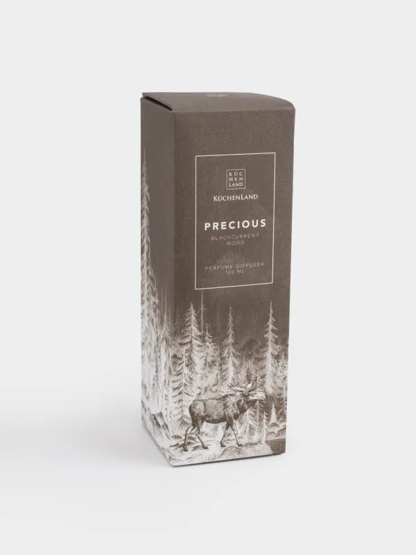 Ароматический диффузор, 120 мл, коричневый, Blackcurrent wood, Precious, image-4