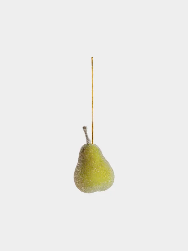 Игрушка елочная, 9 см, Груша, Fruits