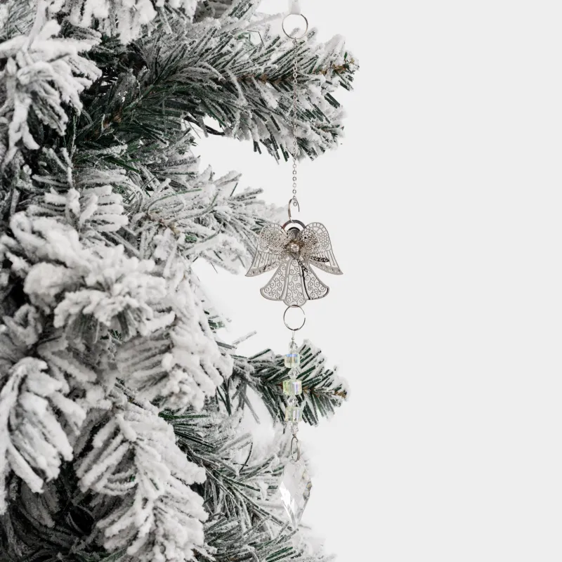 Игрушка елочная, 24 см, металл/стекло, Ангел, Angel Figurine, image-4
