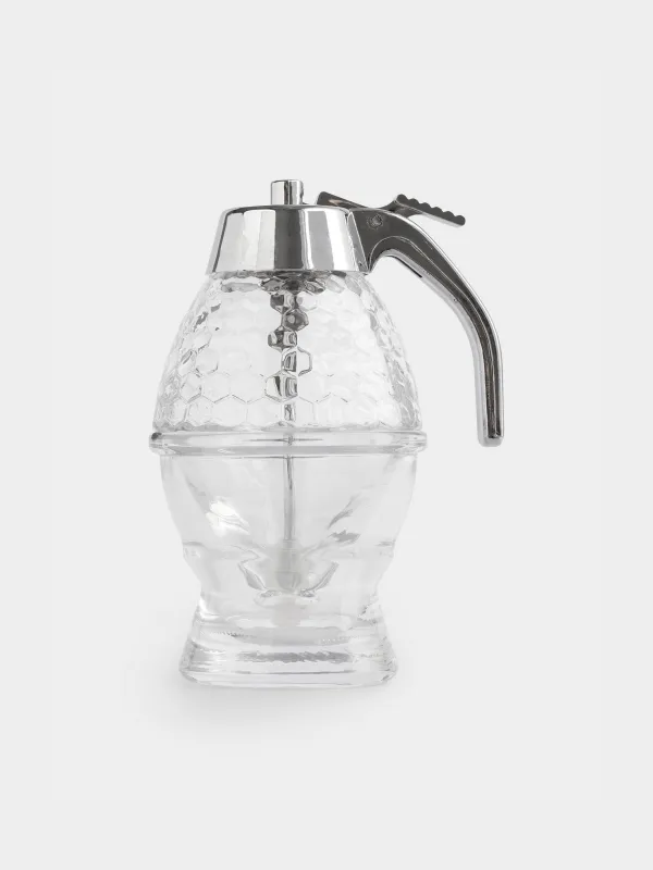 Диспенсер для меда, 180 мл, стекло Р/пластик, Соты, Honey, image-2