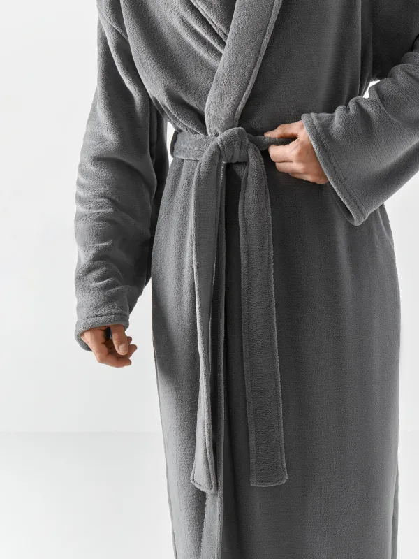 Халат мужской, домашний, темно-серый, Орел, Jevon, image-7