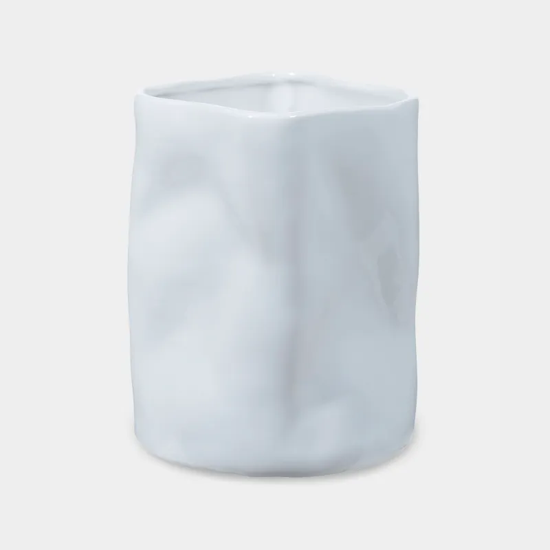 Подставка для кухонных принадлежностей, 16 см, керамика, белая, Crush