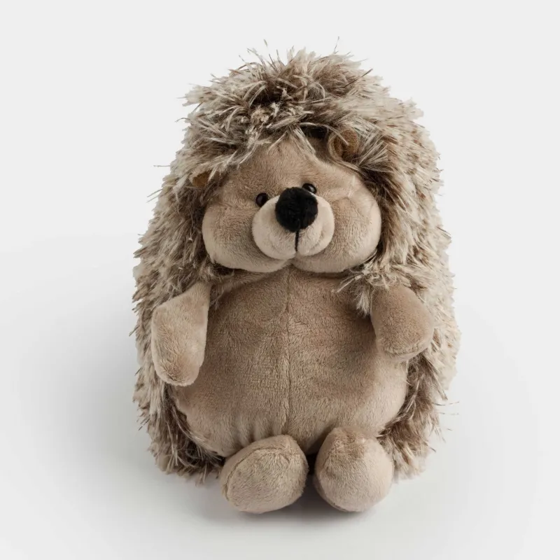 Игрушка, 16 см, мягкая, полиэстер, коричневая, Ежик, Forest animals