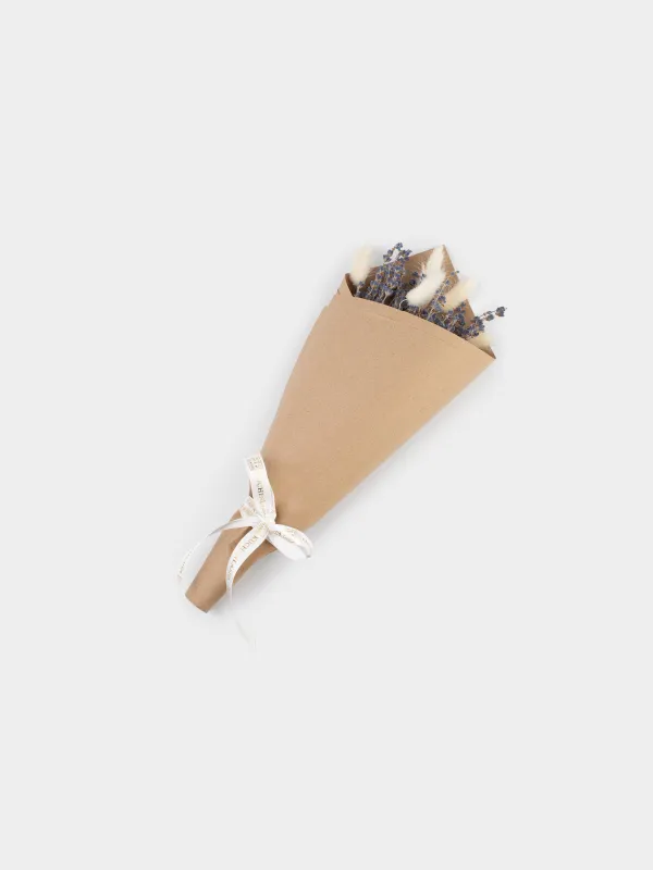 Букет декоративный, 35 см, Лаванда и лагурус, Dried flower, image-2