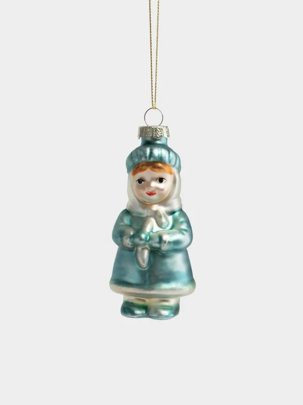 Игрушка елочная, 9 см, Снегурочка, Figure christmas, image-1
