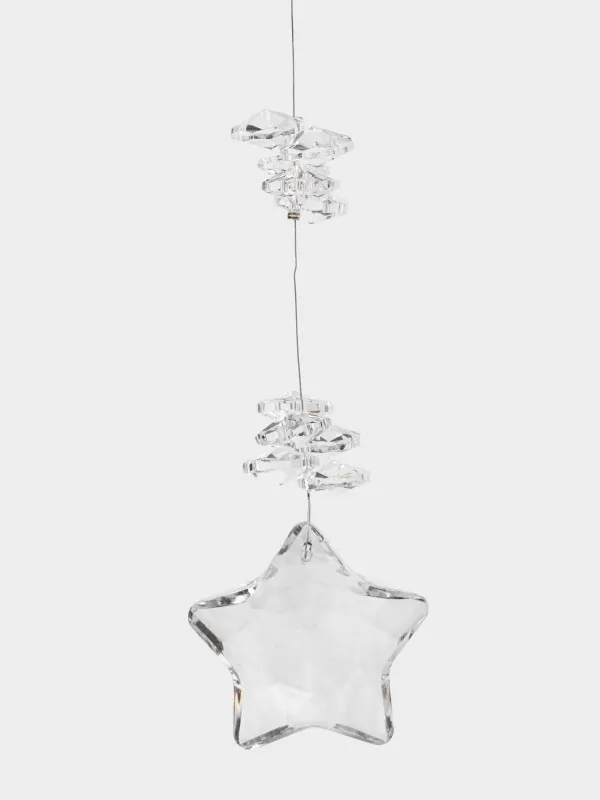 Игрушка елочная, 30 см, Звезда, Ice crystal, image-2