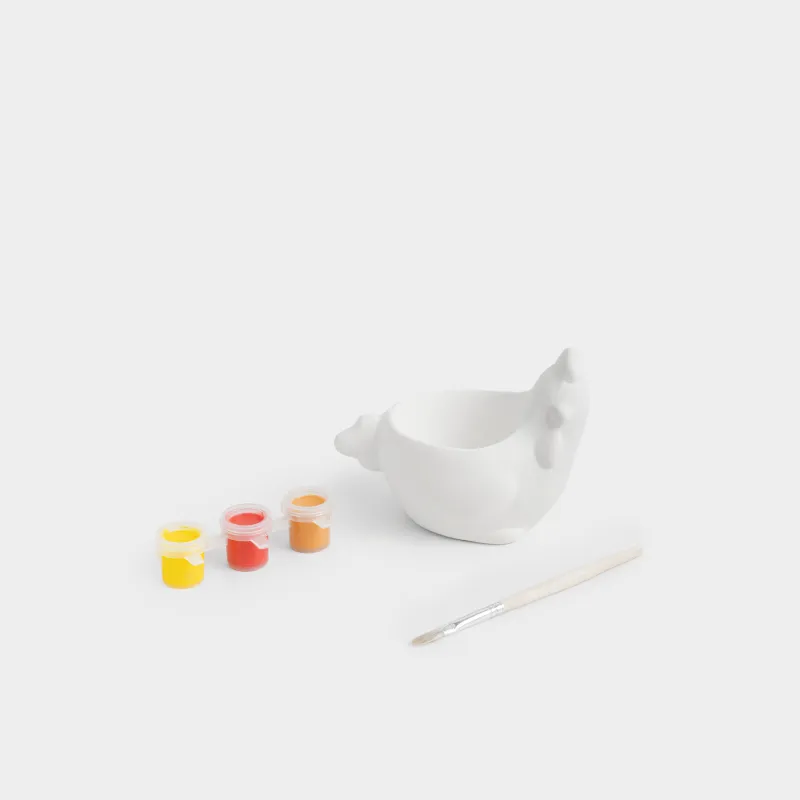 Набор для творчества, 1 пр, гипс, роспись, Подставка для яиц, Курица, Creative