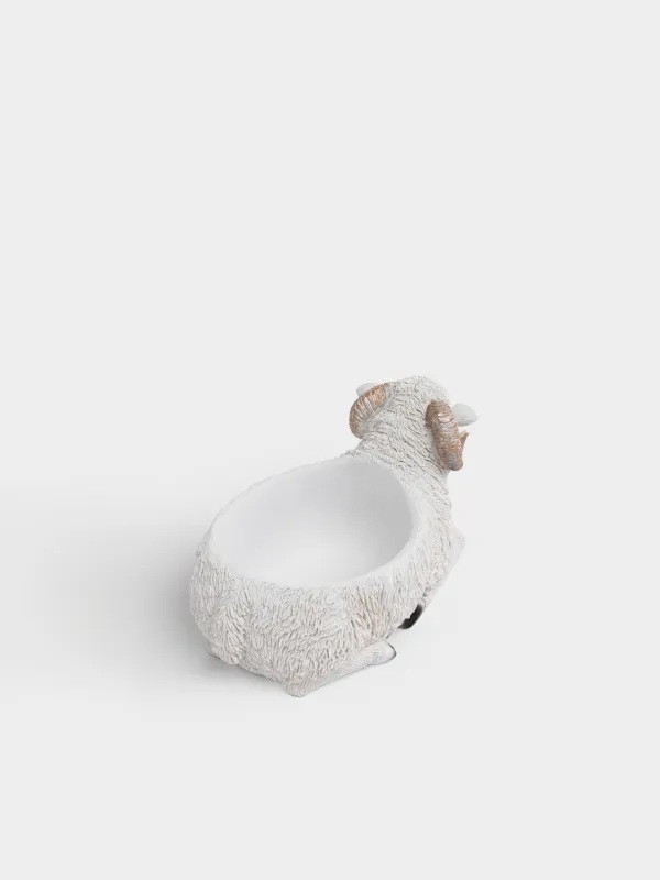 Конфетница, 21x11 см, Баран, Sheep beige, image-1