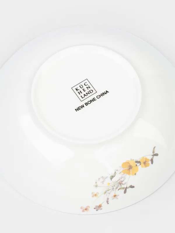 Тарелка суповая, фарфор N, Floweri, image-4