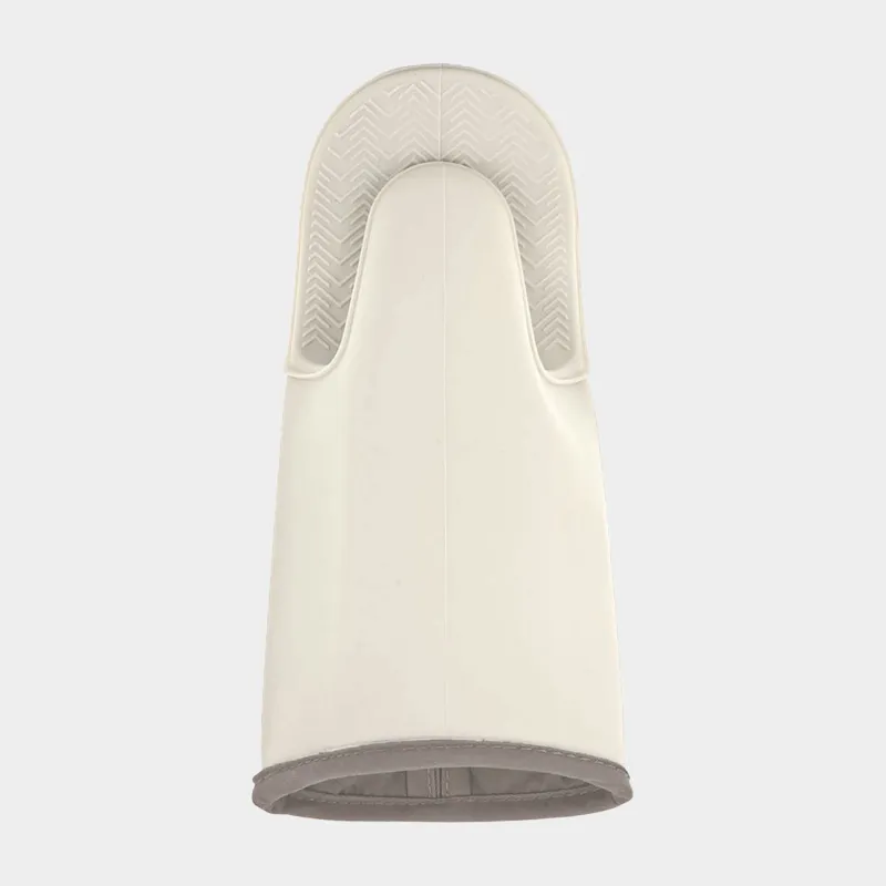 Прихватка-варежка, 11х27 см, силикон/текстиль, молочная, Bakery