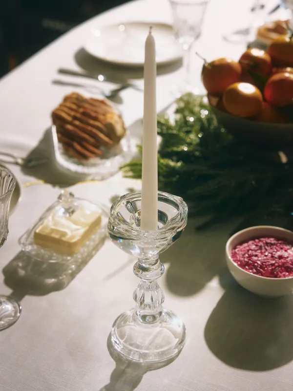 Подсвечник, 20 см, для тонкой свечи, Clear, image-6