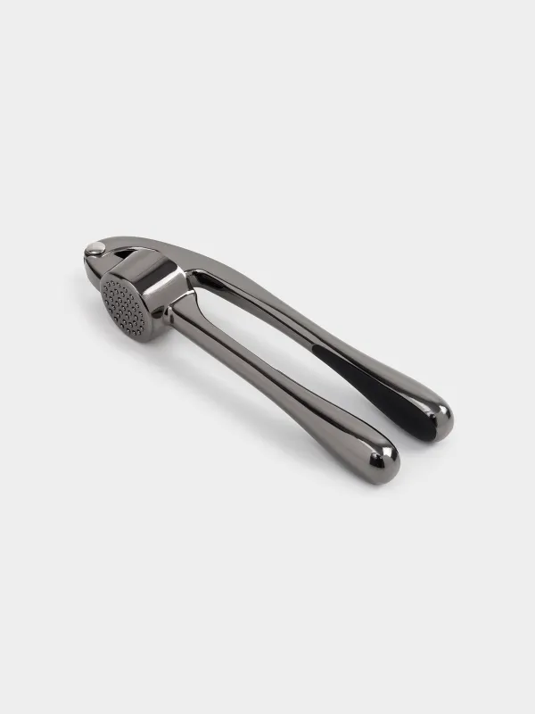 Пресс для чеснока, 17 см, металл/пластик, темно-серый, Titanium, image-2