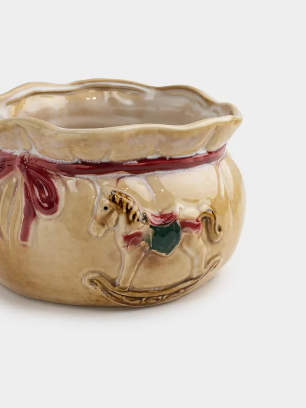 Конфетница, 17х10 см, Мешок с подарками, Christmas miracle classic, image-3